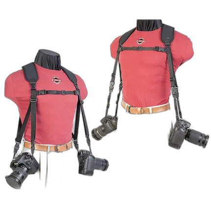 Op/Tech - Dual Harness Uni Loop Regular Black