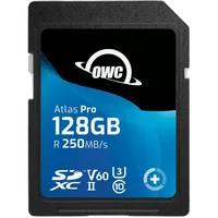 OWC 128GB Atlas Pro SDXC V60 UHS-II Memory Card 0