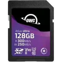OWC 128GB Atlas Ultra SDXC V90 UHS-II Memory Card 0