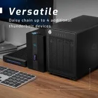 OWC ThunderBay 4 64TB 4-Bay Thunderbolt 3 RAID Array - 4 x 16TB, RAID 5 4
