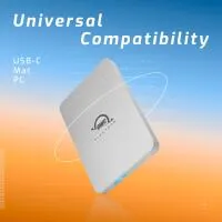OWC 1TB Envoy Pro Elektron USB Type-C External SSD - Silver 2