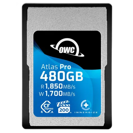 OWC 480GB Atlas Pro CFExpress 4.0 Type A Memory Card