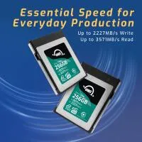 OWC 256GB Atlas Core CFexpress Type B 4.0 Memory Card 1