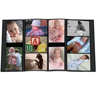 Pioneer 4 x 6 In. Collage Embossed Baby 4-UP Photo Album (240 Photos) - Blue 1