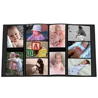 Pioneer 4 x 6 In. Collage Embossed Baby 4-UP Photo Album (240 Photos) - Pink 1