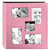 Pioneer 4 x 6 In. Collage Embossed Baby 4-UP Photo Album (240 Photos) - Pink