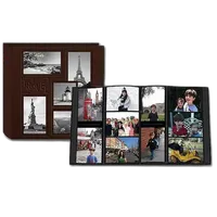 Pioneer 5-up Collage Embossed Travel Photo Album - Brown (240 4x6 photos) 0