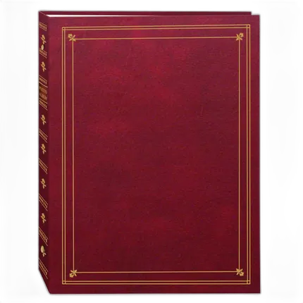 Pioneer APS Bi-Directional Memo 3-Ring Photo Album - Burgundy