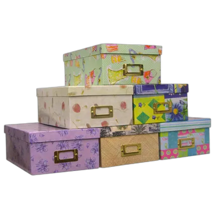 Pioneer 4 X 7 In. Designer Patterns Photo Albums Storage Box