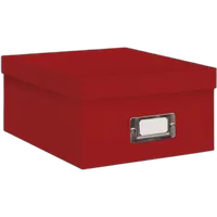 Pioneer Photo Albums 4x7 Photo Storage Box - Red 0