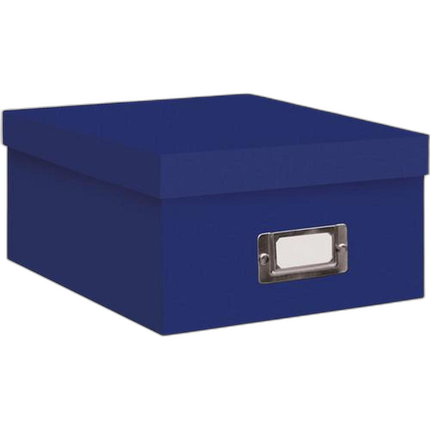 Pioneer Photo Albums 4x7 Photo Storage Box - Royal Blue