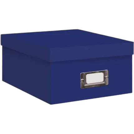 Pioneer Photo Albums 4x7 Photo Storage Box - Royal Blue