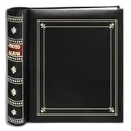 Pioneer 4 x 6 In. Bi-Directional Memo Photo Album (200 Photos) - Black