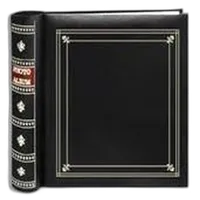 Pioneer 4 x 6 In. Bi-Directional Memo Photo Album (200 Photos) - Black 1