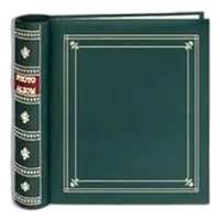 Pioneer 4 x 6 In. Bi-Directional Memo Photo Album (200 Photos) - Green 1