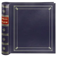 Pioneer 4 x 6 In. Bi-Directional Memo Photo Album (200 Photos) - Navy Blue 0