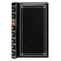 Pioneer 4 x 6 In. Bi-Directional Memo Photo Album (300 Photos) - Black 0