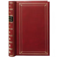 Pioneer 4 x 6 In. Bi-Directional Memo Photo Album (300 Photos) - Red 0