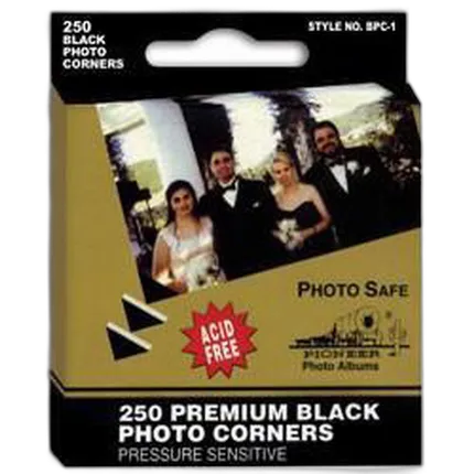 Pioneer Photo Albums Black Photo Corners (250 Photos)