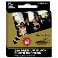 Pioneer Photo Albums Black Photo Corners (250 Photos) 0