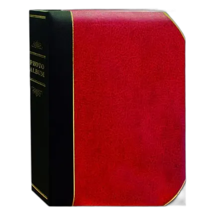 Pioneer 4 x 6 In. Ledger Le Memo Photo Album (200 Photos) - Red