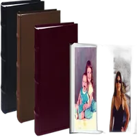 Pioneer Sewn Leather Bi-Directional Photo Album - Assorted 4 Pack 0