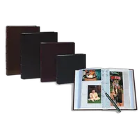 Pioneer Sewn Leather Bi-Directional Photo Album - Assorted 4 Pack 1