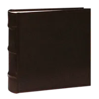 Pioneer 4 x 6 In. Sewn Leather Bi-Directional Photo Album (100 Photos)-Brown 0