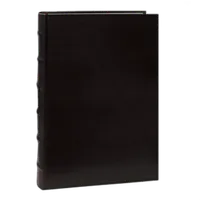 Pioneer 4 x 6 In. Sewn Leather Bi-Directional Photo Album (300 Photos)-Black 0