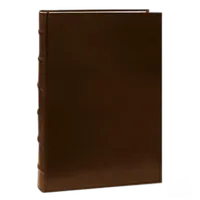 Pioneer 4 x 6 In. Sewn Leather Bi-Directional Photo Album (300 Photos)-Brown 0
