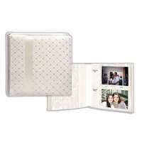 Pioneer 4 x 6 In. Wedding Ribbon Photo Album w/ Diamond Accents (200 Photos) 0