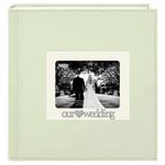 Pioneer 4 x 6 In. Wedding 3D Metal Applique Frame Sewn Album (200 Photos)