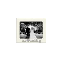 Pioneer 4 x 6 In. Wedding 3D Metal Applique Frame Sewn Album (200 Photos) 0
