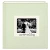 Pioneer 4 x 6 In. Wedding 3D Metal Applique Frame Sewn Album (200 Photos)