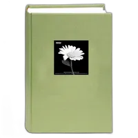 Pioneer 4 x 6 In. Fabric Frame Bi-Directional Photo Album (300 Photos)-Green 1