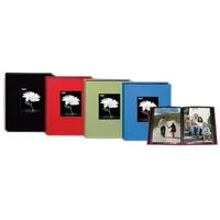 Pioneer 5 x 7 In. Mini Cloth Frame Photo Album (24 Photos) - Blue 1