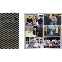 Pioneer 4 x 6 In. Flexible Cover Compact Photo Album (96 Photos)-Multicolor 1