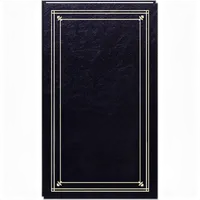 Pioneer Photo Albums Slim Line Post-Style Pocket Album (4x6 Photos Black) 0