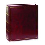 Pioneer Solid Cover Magnetic 3 Ring Photo Album (100 Photos) - Burgundy