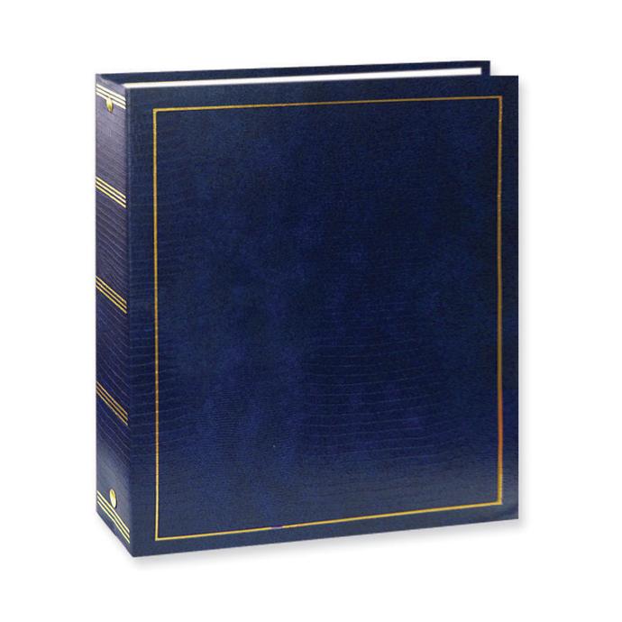 Pioneer Solid Cover 3 Ring Photo Album (100 Photos) Navy Blue Albums Pioneer at