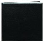 Pioneer 12 x 12 In. Top Loading Leatherette Cover Scrapbook - Black