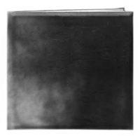 Pioneer 12 x 12 In. Top Loading Leatherette Cover Scrapbook - Black 1