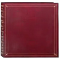 Pioneer 4 x 6 In. Full Size Memo Pocket Photo Album (300 Photos) - Burgundy 0