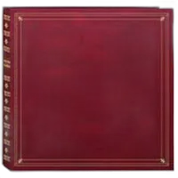 Pioneer 4 x 6 In. Full Size Memo Pocket Photo Album (300 Photos) - Burgundy 1