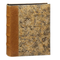 Pioneer 4 x 6 In. Normandy Embossed Scroll Photo Album (208 Photos) - Tan 0