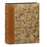 Pioneer 4 x 6 In. Normandy Embossed Scroll Photo Album (208 Photos) - Tan 0