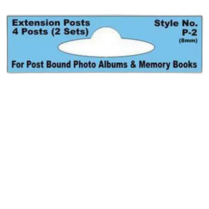 Pioneer Photo Album Extension Posts for Xpando (4 8MM Posts)