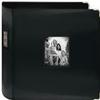 Pioneer 12 x 12 In. Sewn Leatherette 3-Ring Binder Frame Scrapbook - Black