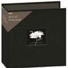 Pioneer 8.5 x 11 In. Binder Fabric Frame 3-Ring Scrapbook - Black