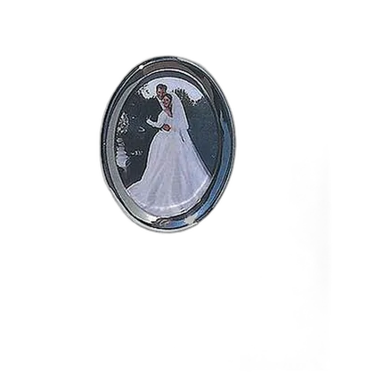Pioneer 4 x 6 In. Oval Framed Wedding Memo Album (200 Photos)